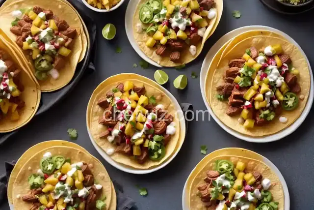 Home-style Tacos al Pastor (Chile and Pineapple Pork Tacos)