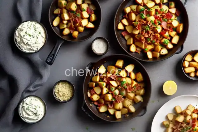 Homefried Potatoes with Garlic and Bacon