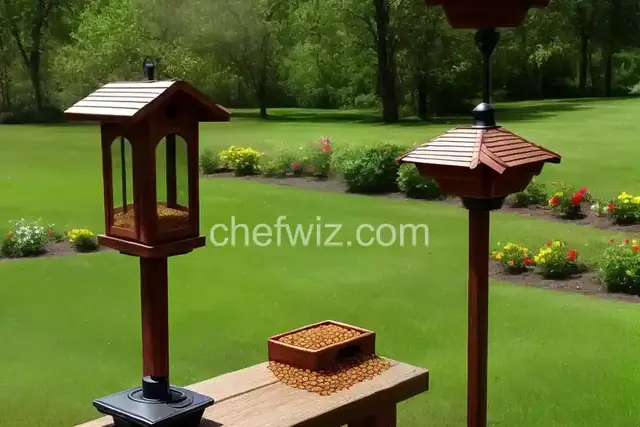 Homemade Bird Food and Bird Feeder