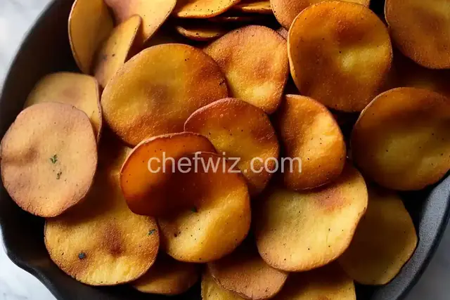 Homemade Black Pepper Potato Chips