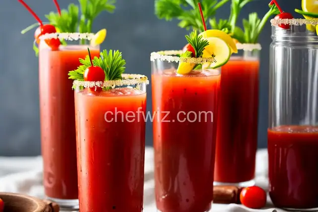 Homemade Bloody Marys