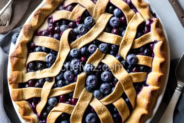Homemade Blueberry Pie