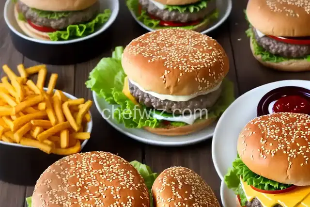 Homemade Burger King Whopper-Style Cheeseburgers