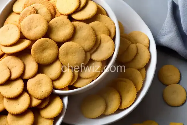 Homemade Cheddar Crackers