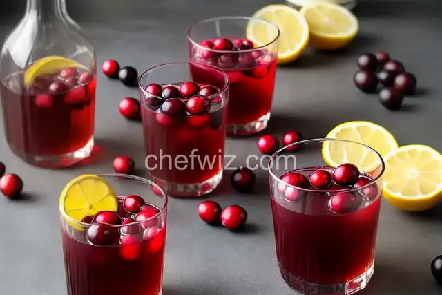 Homemade Cranberry Liqueur