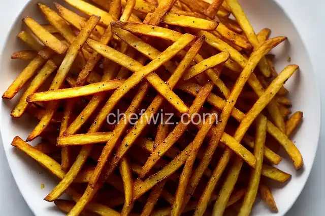 Homemade Crispy Seasoned French Fries
