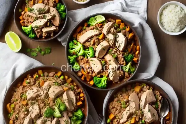 Homemade Dog Food with Chicken