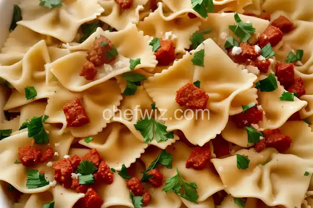 Homemade Farfalle