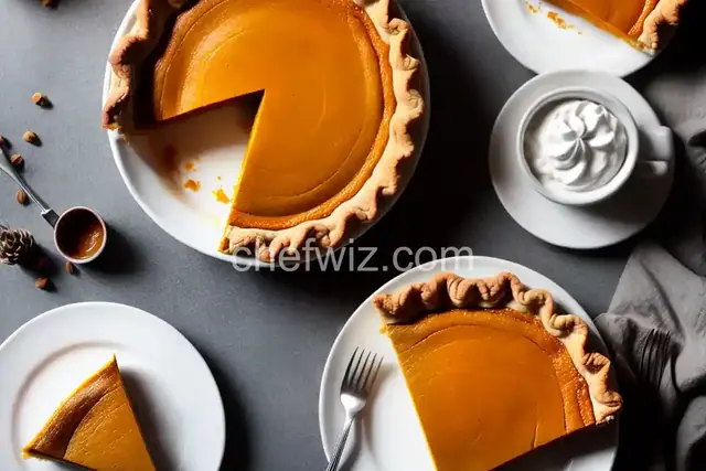 Homemade Fresh Pumpkin Pie