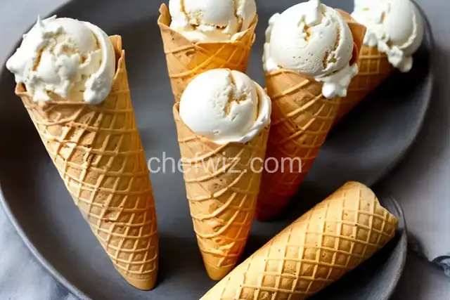Homemade Ice Cream Cones