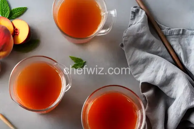 Homemade Peach Tea