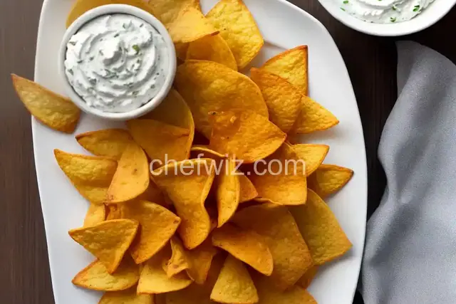 Homemade Sour Cream and Onion Chips