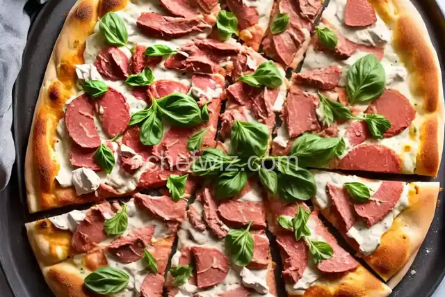 Homemade Tuna Mayo Pizza