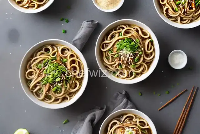Homemade Udon Noodles