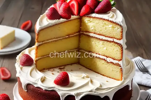 Homemade Vanilla Cake