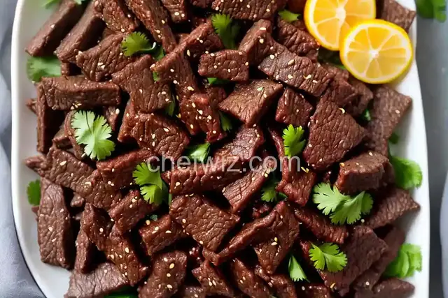 Homemade Vietnamese beef jerky