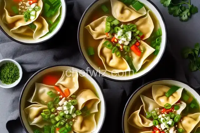 Homemade Wonton Soup
