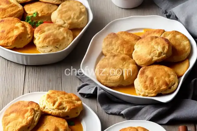 Homestyle Chicken and Biscuits