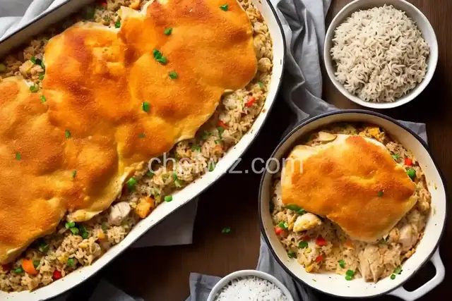 Homey Chicken and Rice Casserole