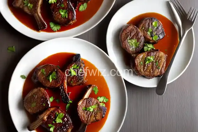 Honey-Balsamic Lamb Chops