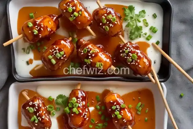 Honey Bourbon Chicken Pops