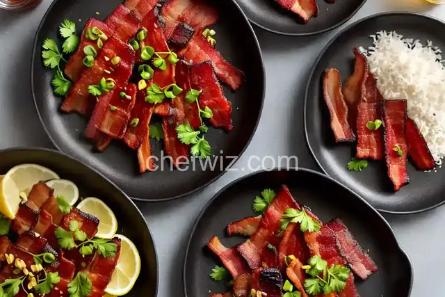 Honey-Bourbon Glazed Bacon
