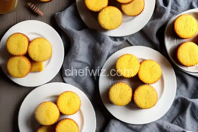 Honey Butter Cornbread Muffins