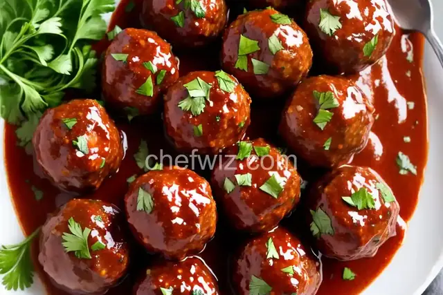Honey Garlic Moose Meatballs