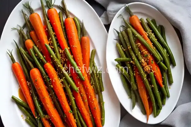 Honey-Glazed Carrots and Green Beans