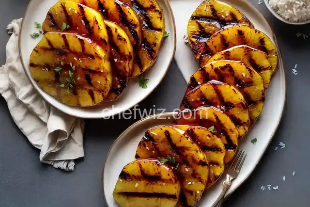 Honey-Glazed Grilled Pineapple