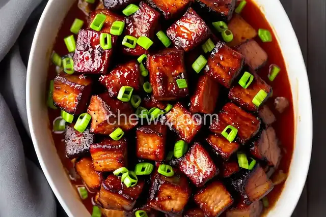 Honey-Glazed Pork Belly Burnt Ends