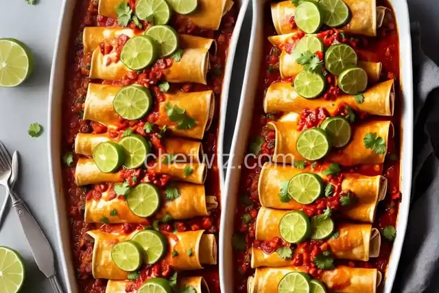 Honey-Lime Chicken Enchiladas