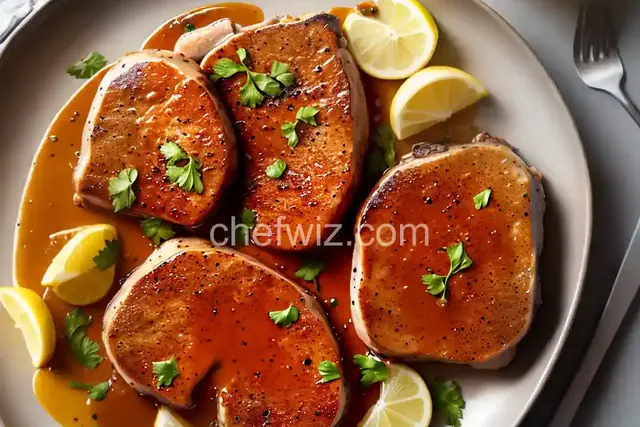 Honey Mustard Dream Delight Pork Chops