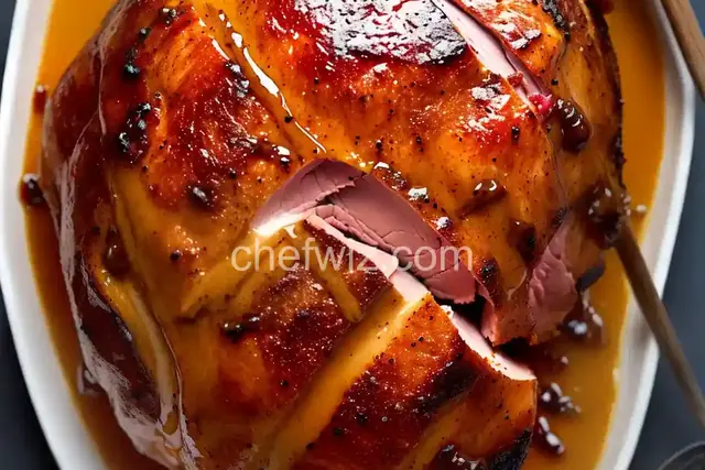 Honey Mustard Glazed Ham