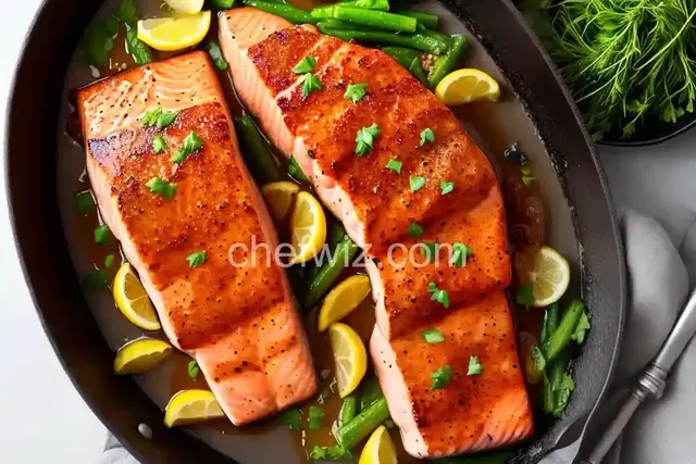 Honey Mustard Glazed Salmon Fillets