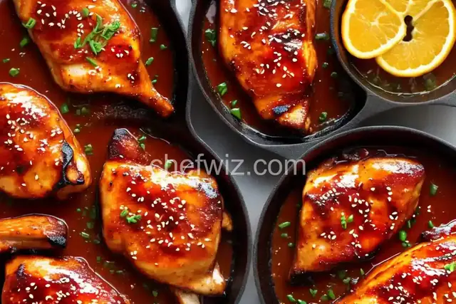 Honey Orange BBQ Chicken