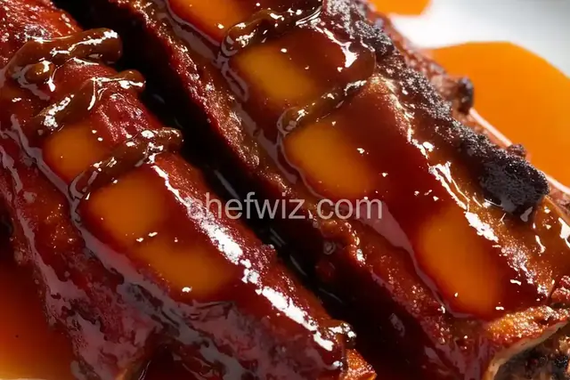 Honey-Orange Bison Back Ribs