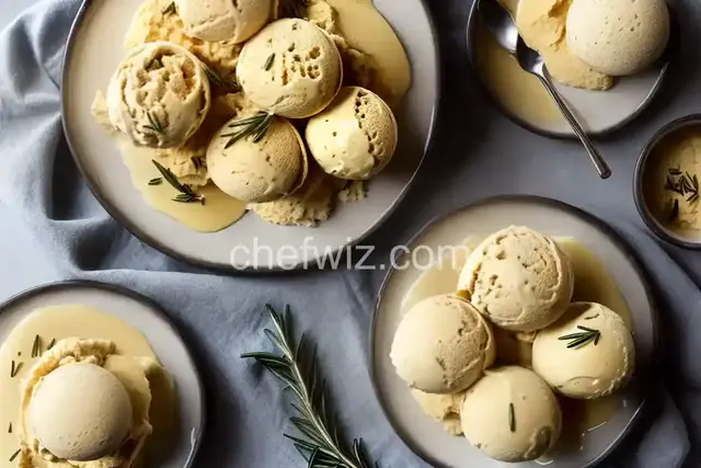 Honey-Rosemary Ice Cream