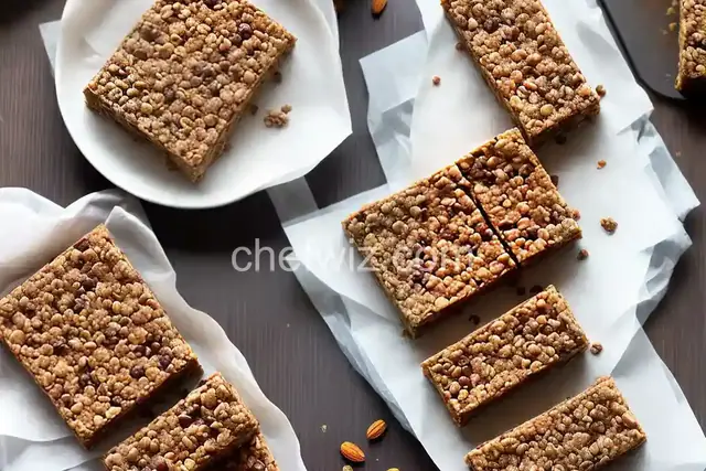 Honey-Sweetened Almond Chocolate Chip Granola Bars