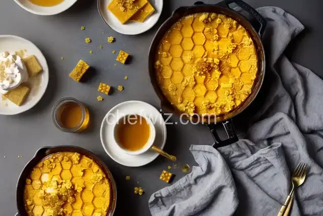 Honeycomb with Golden Syrup