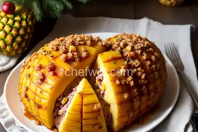 Honeydear's Holiday Pineapple Baked Ham
