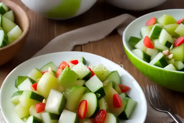 Honeydew and Cucumber Salad