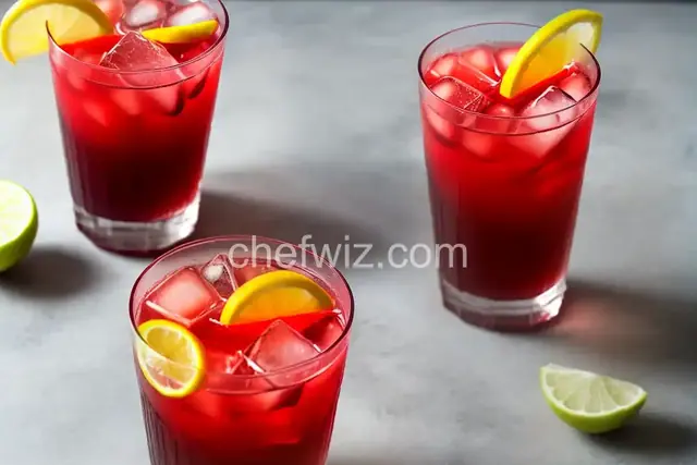 Honeysuckle Red Drink Punch