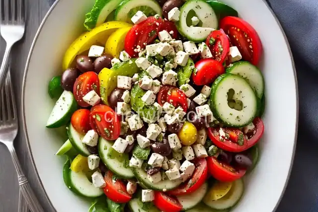 Horiatiki (Greek Salad) Recipe