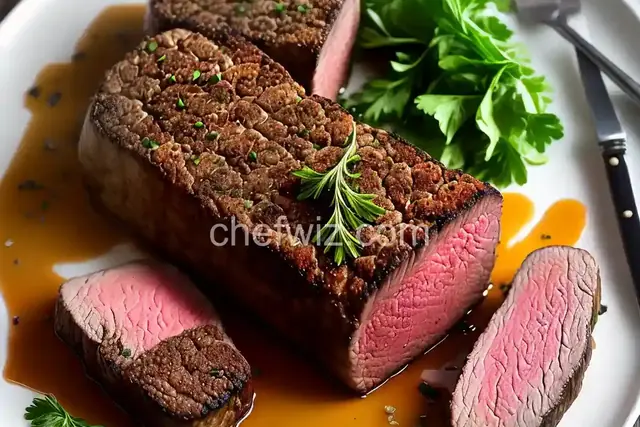 Horseradish-Crusted Steak Roulade