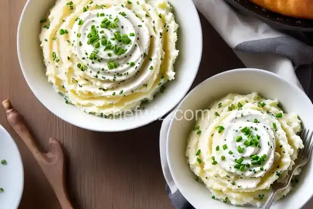 Horseradish and Sour Cream Mashed Potatoes