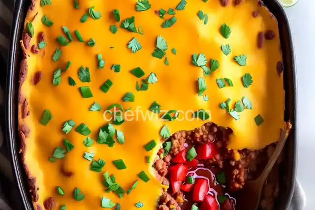 Hot Baked Taco Dip