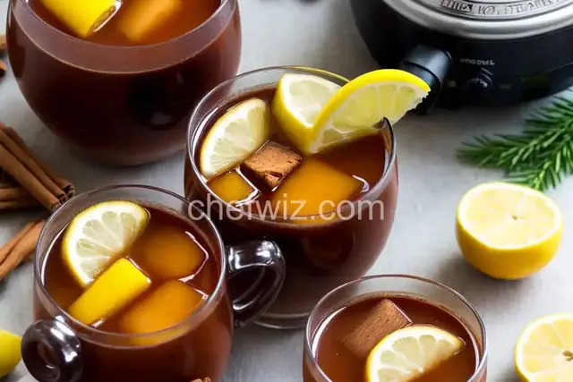 Hot Buttered Rum in a Slow Cooker