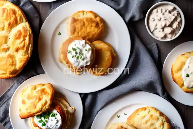 Hot Chicken Biscuits with Mama's White Gravy