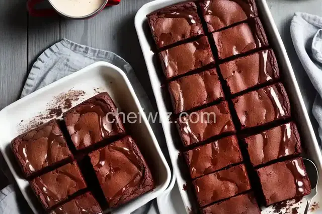 Hot Chocolate Brownies